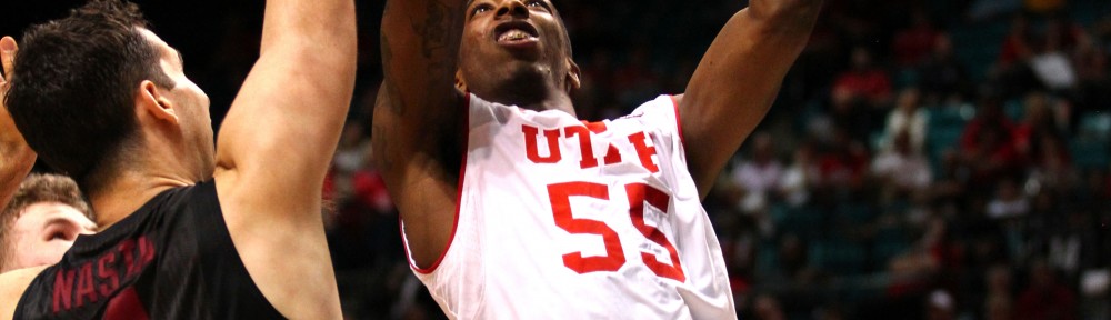 Delon Wright drives in matchup with Stanford (Photo: Bryan Byerly)